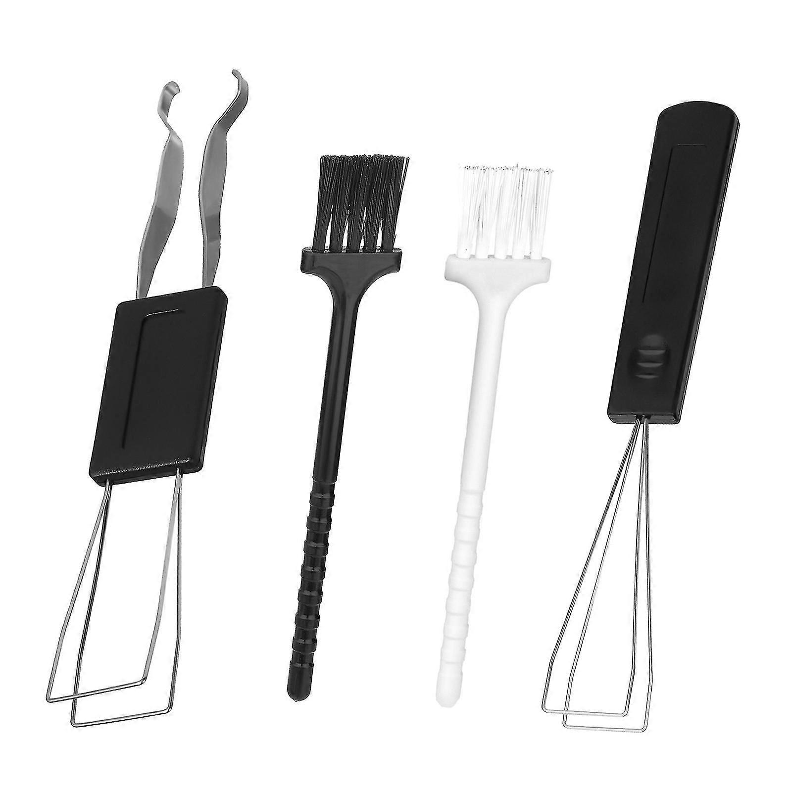 4pcs/set Double Head With Cleaning Brush Gaming Keycap Puller Removal