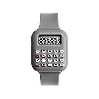 Calculator Electronic Watch Digital Screen Display Watch Student Wrist Watch with Removable Strap Gift for Kids Boys Girls KAESI