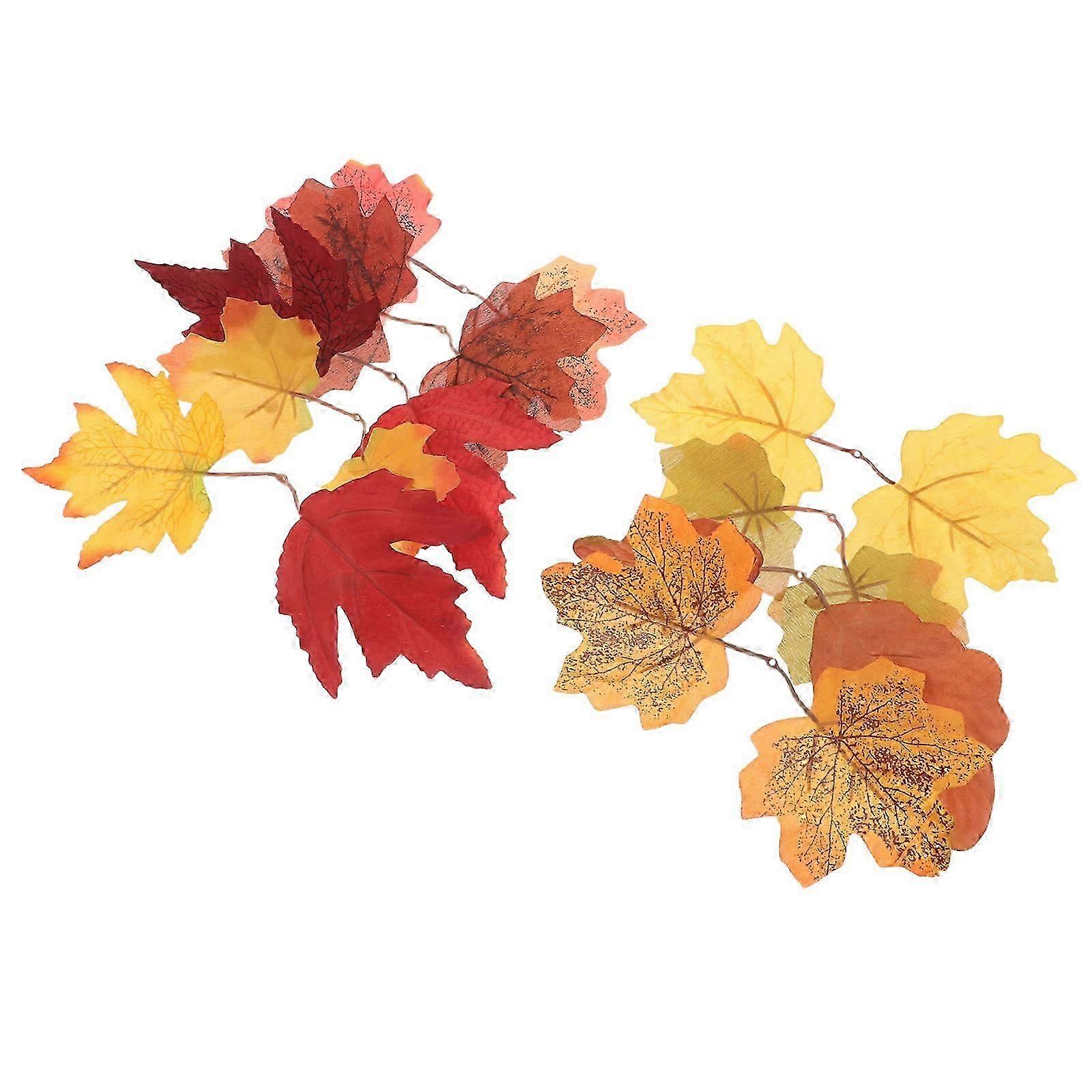 Artificial Maple Leaf Fall Decor for Decoration 90Pcs Fabric Leaves