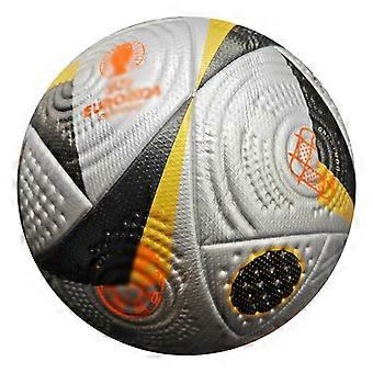 24 Final Silber und Schwarz PU Fußball für Training und Match