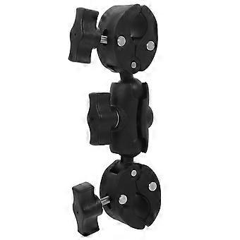 Motorcycle Handlebar Camera Mount Clamp with 360 Degree Rotation