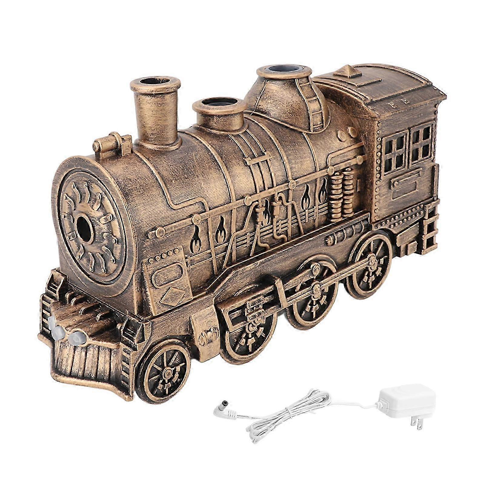 300ml Humidifier Train Shape Aromatherapy Diffuser Cool Mist Humidifiers with 2