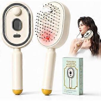 Superior  Electric Spray Air Cushion Massage Comb, 2026 Upgrade 5 in 1 Air Cushion Brush with Fine Mist & Red Light Mode, Anti Static Anti Tangle, Nou