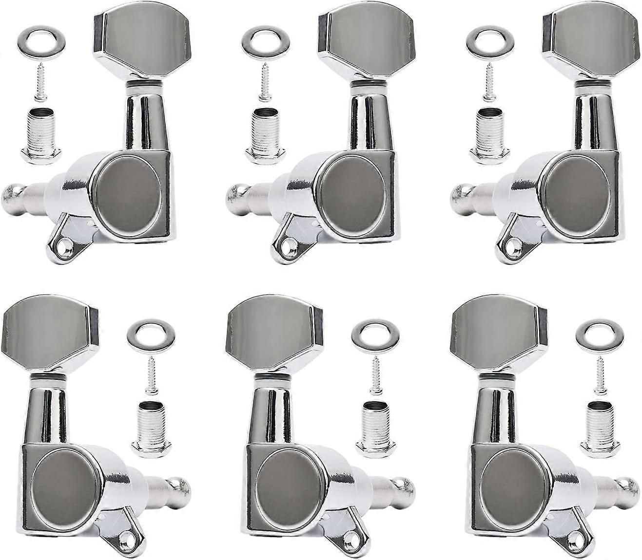 Full Closed Guitar String Tuning Pegs Tuner  Knobs Tuning Keys for Electric