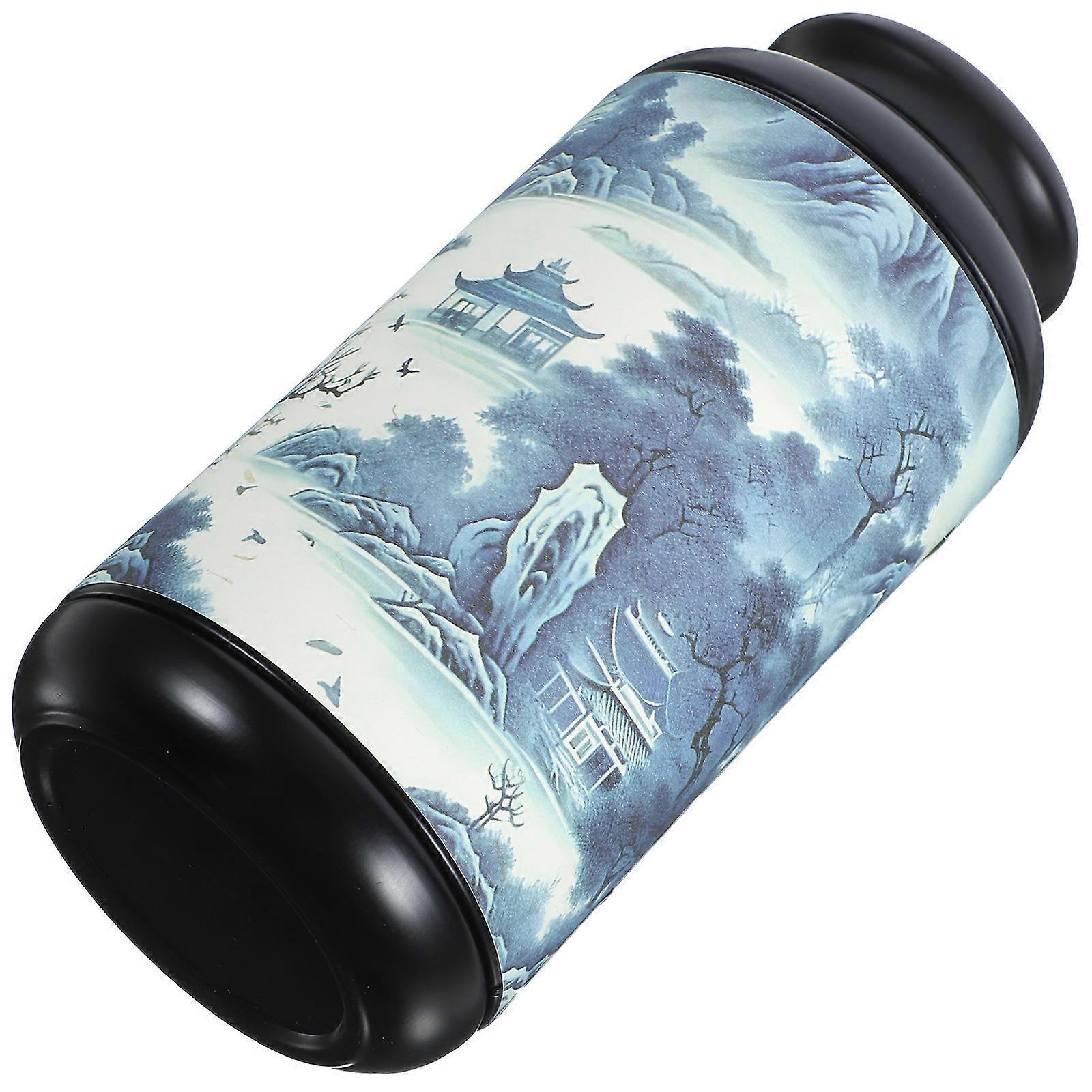 Tinplate Unique Tea Sealed Jar Desktop Small Candy Jar Multi-function Mini Tea Jar