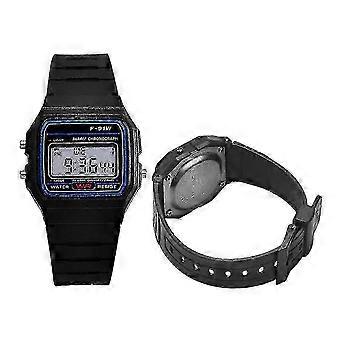 Vintage F-91W Digital Watch - Retro LED Sport Watch compatible with Men & Women, Waterproof