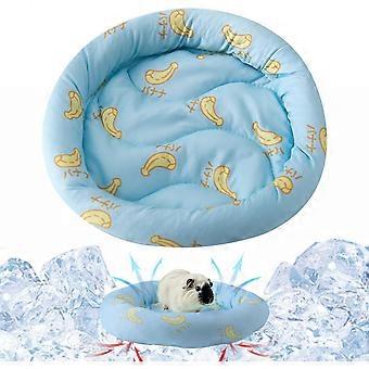 Summer Rabbit Mat, Circular Cooling Mat, Diameter, Non-Slip Pet Cool P