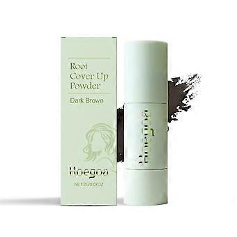Polvo para la línea del cabello, relleno natural, contorno, cubre patillas altas, lápiz de sombra, resistente al agua, de larga duración, no se decolora, marrón oscuro, 2 g