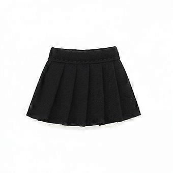 Conjunto com 2 saias para boneca, saia plissada em miniatura, saia uniforme, roupa de verão para escola.