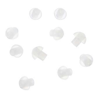 10pcs Acoustic Tube Headset Earbud Replacement Tips, Comfortable Mushroom Ear Tips for Earpieces, Ergonomic Design for Secure Fit