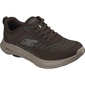 Skechers GO Walk 8 Day Polyester Men's CHOCOLATE Trainers