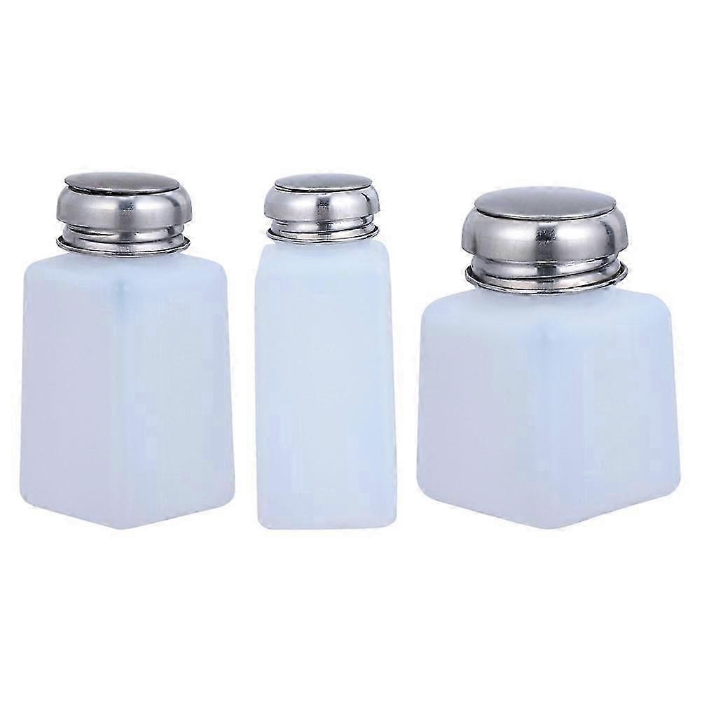 9Pcs Anti-Static White Push Design Storage Bottles Set