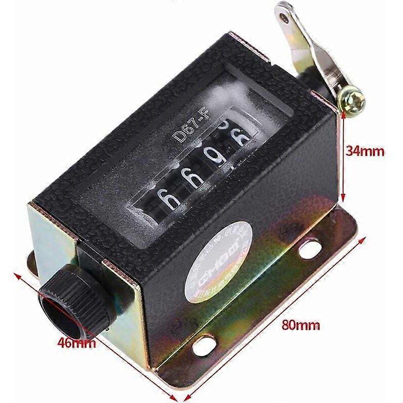 Mini Mechanical Manual Counter 5 Digit Arithmometer