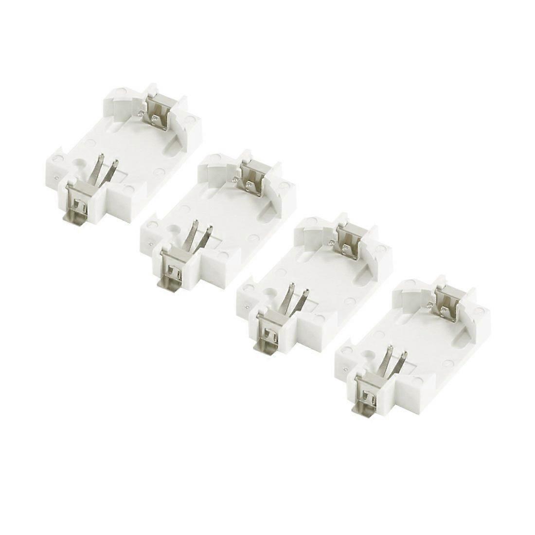 CR2032 Coin Cell Battery Holder Socket, 4 Pack Plastic Shell Case for DIY Electronics