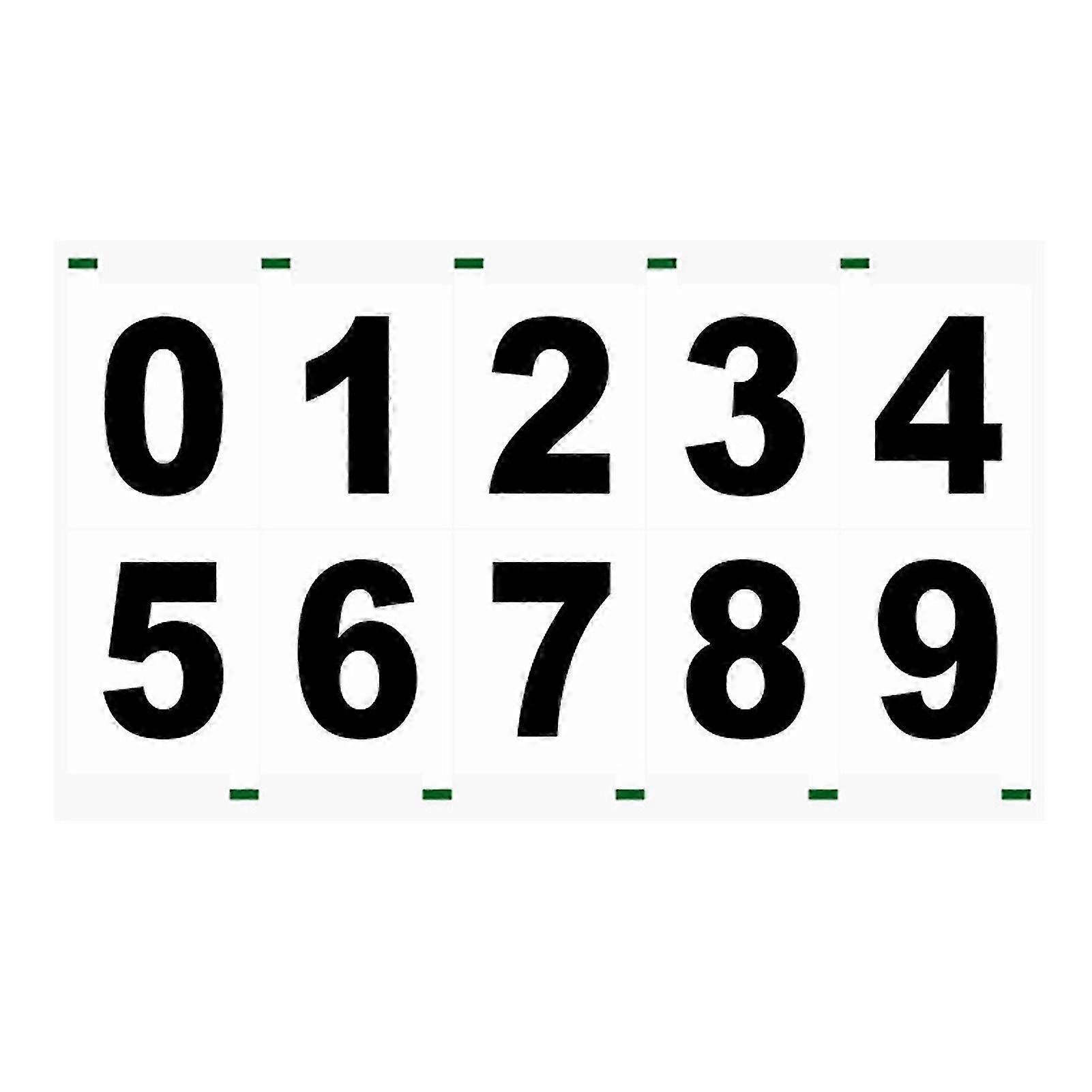 Reflective Number Labels Weatheproof Reflective Mailbox Numbers compatible with Outside Decor