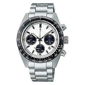 Stainless Steel Strap Wrist Watch with White & Black Dial, Casual Classic Style for Everyday Wear