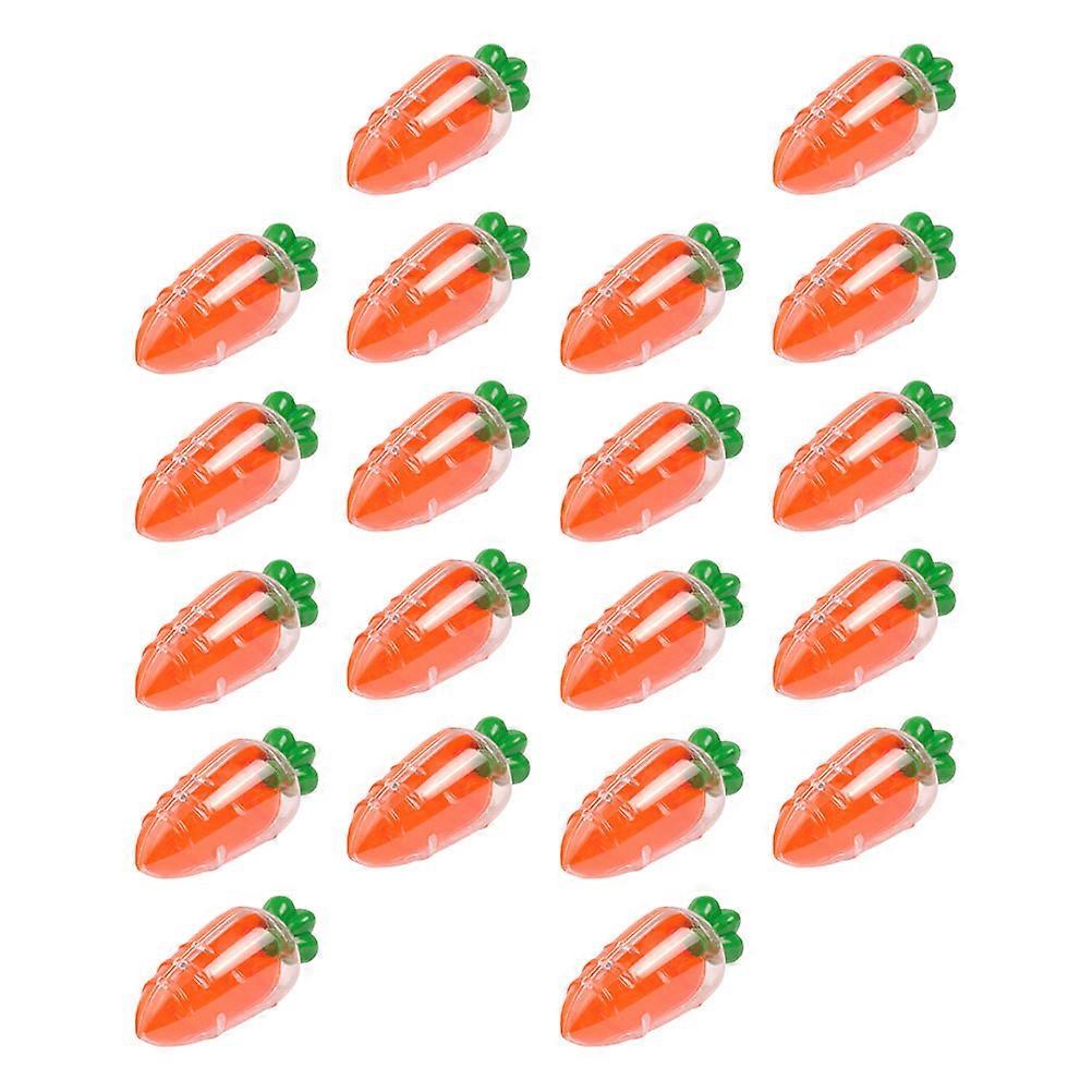 Plastic Candy Boxes Carrot Shape for Storing 20Pcs Party Sweets Boxes