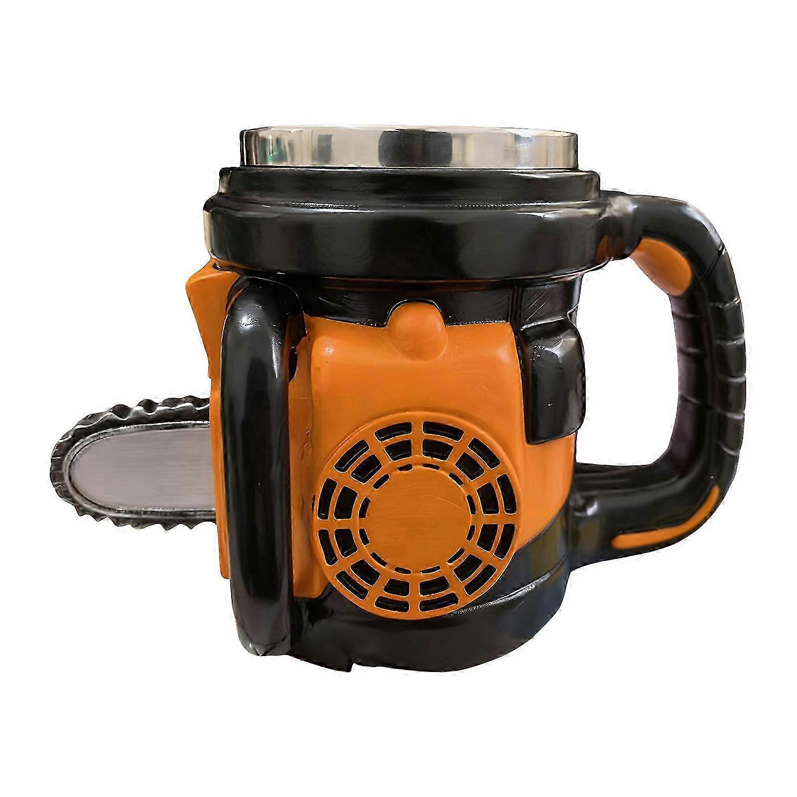 Resin Chainsaw Mug With Functional Handle