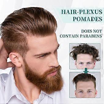 2 Stück Herrenwachs, zum Bändigen abstehender Haare, zur Feuchtigkeitsversorgung, für Glanz und natürliches Volumen.