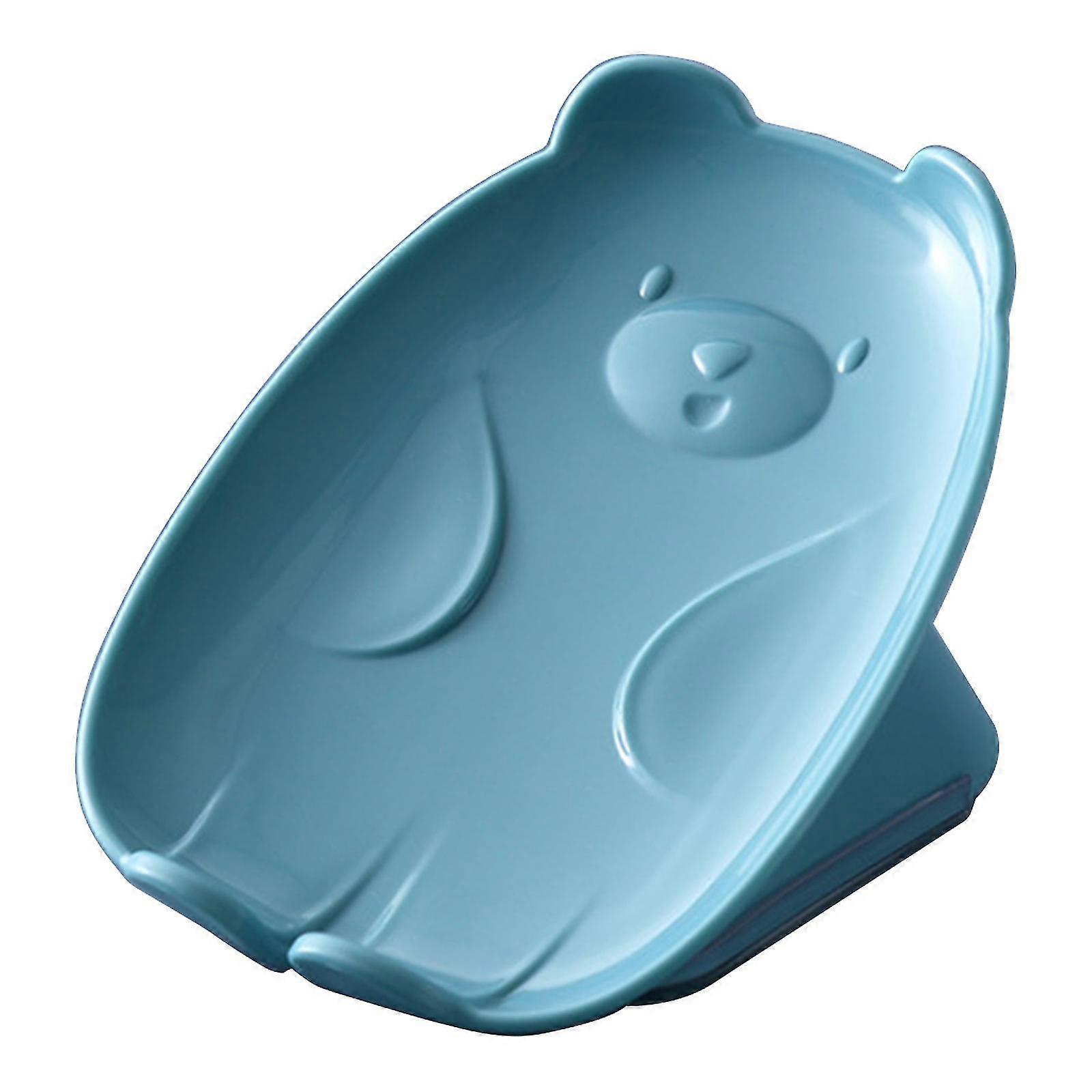 Bear-Shaped Drainable Soap Tray