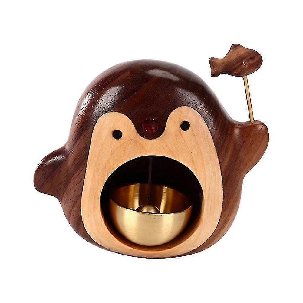 Solid Beech Door Bell With Bronze Tone
