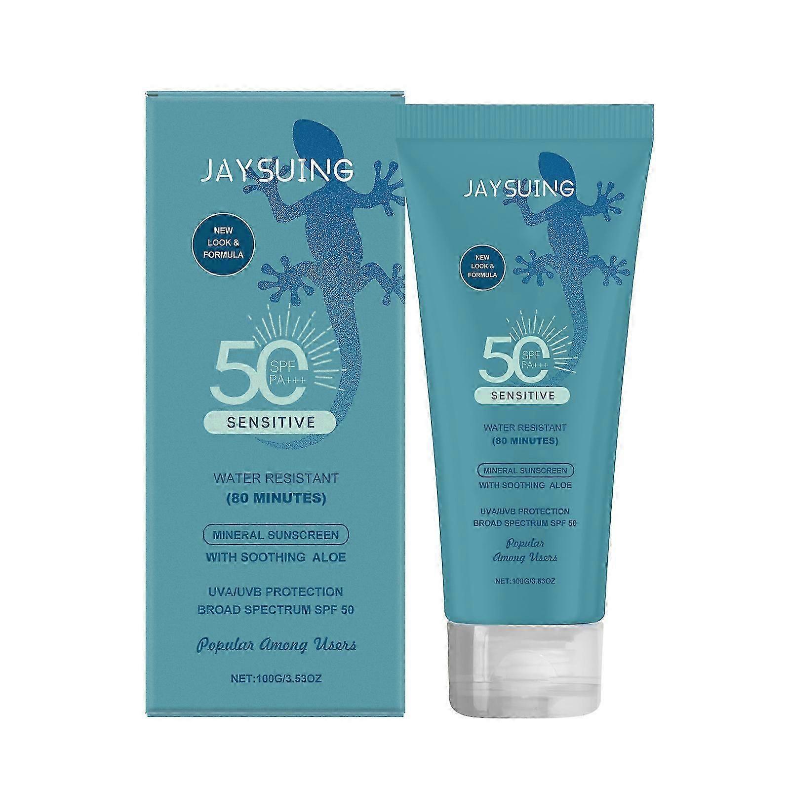 1/2/3/4/5x Sensitive Mineral Sunscreen SPF 50+