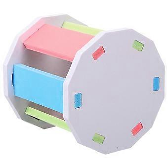 PVC Hamster Exercise Wheel Low Noise Smooth Edge Small Pet Running Wheel for Hamsters Gerbils Mice Chinchillas 7.5x7.5x6cm 1 Pack