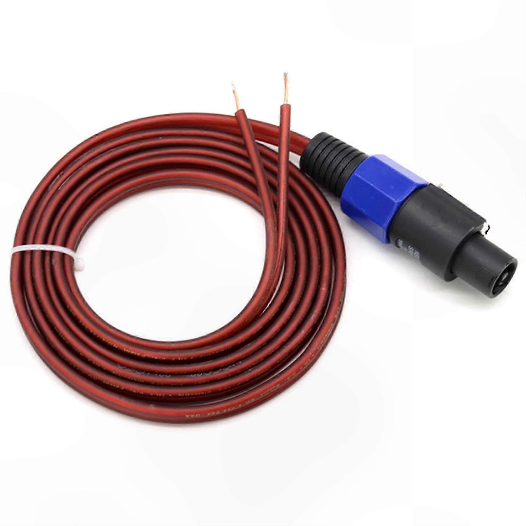 Speakon Male to Binding Post Cable