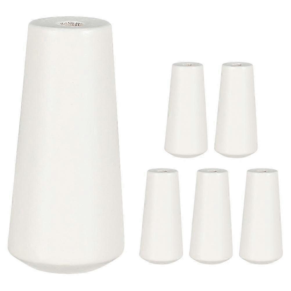 6pcs Minimalist Wood Cord Knobs