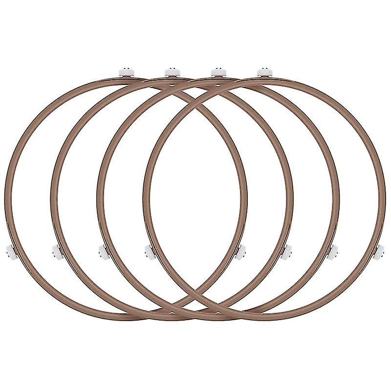 4pack Rollenring Ofen Drehteller Platte Tablett Stützring für Glasplatte Tablett Unterstützung