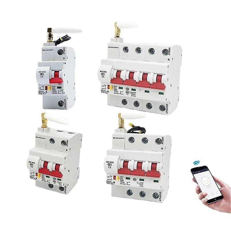 Wifi Smart Circuit 25a Breaker Automatic Switch Overload Short Circuit Protection Work With Alexa And Google Home