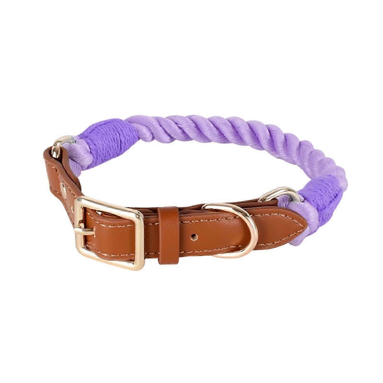 Soft Braided Cotton Collar Small Dogs