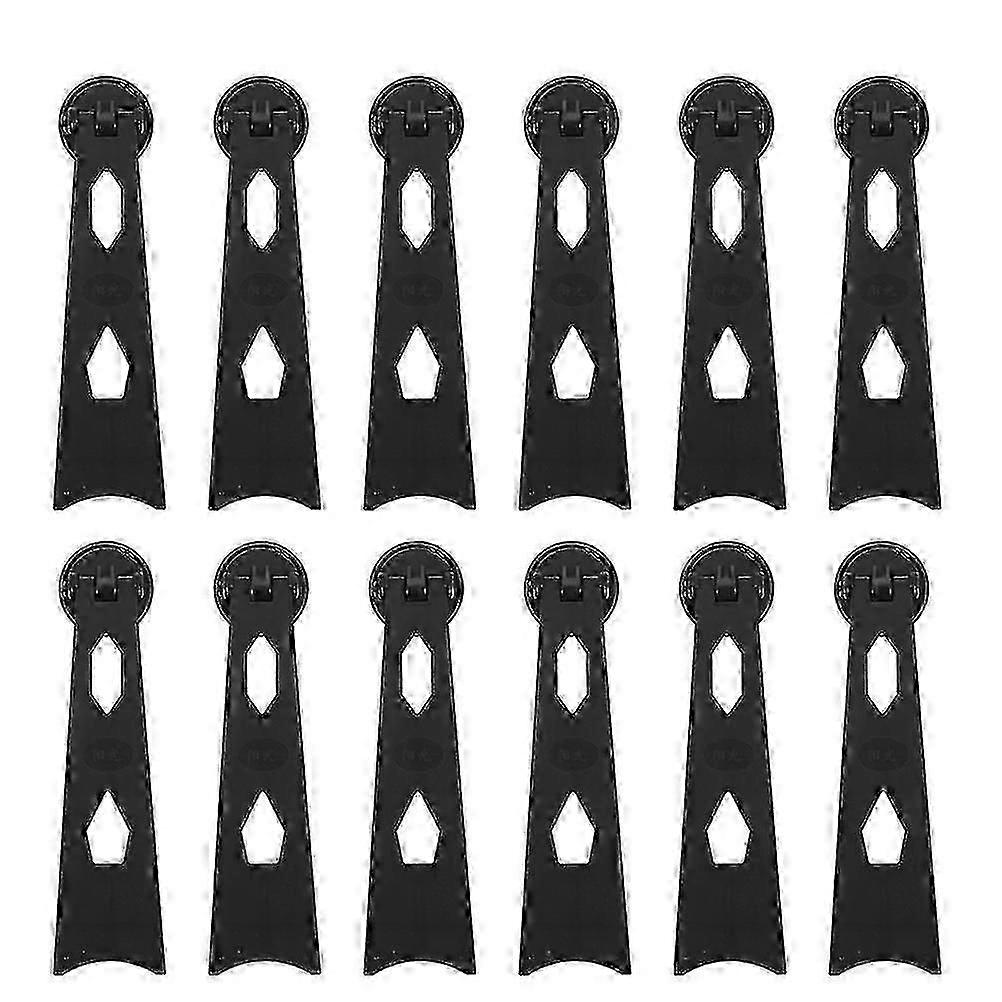 12 Pack Adjustable Photo Frame Display Stand. Plastic Easel Backs compatible with Picture Frames & Artwork DB