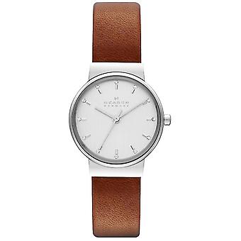 Skagen Ancher Quartz Analog Women Watch with SKW2192 Cowskin Bracelet