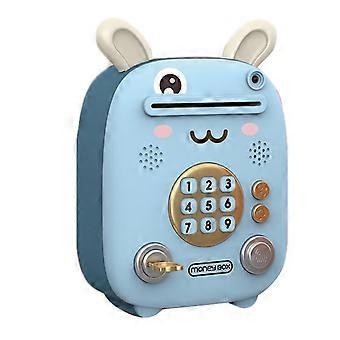 Mini Elektronisch Spaarvarken met Vingerafdruk Wachtwoord & Gezichtsherkenning voor Kinderen - Lichte Muziek - Little Rabbit Design