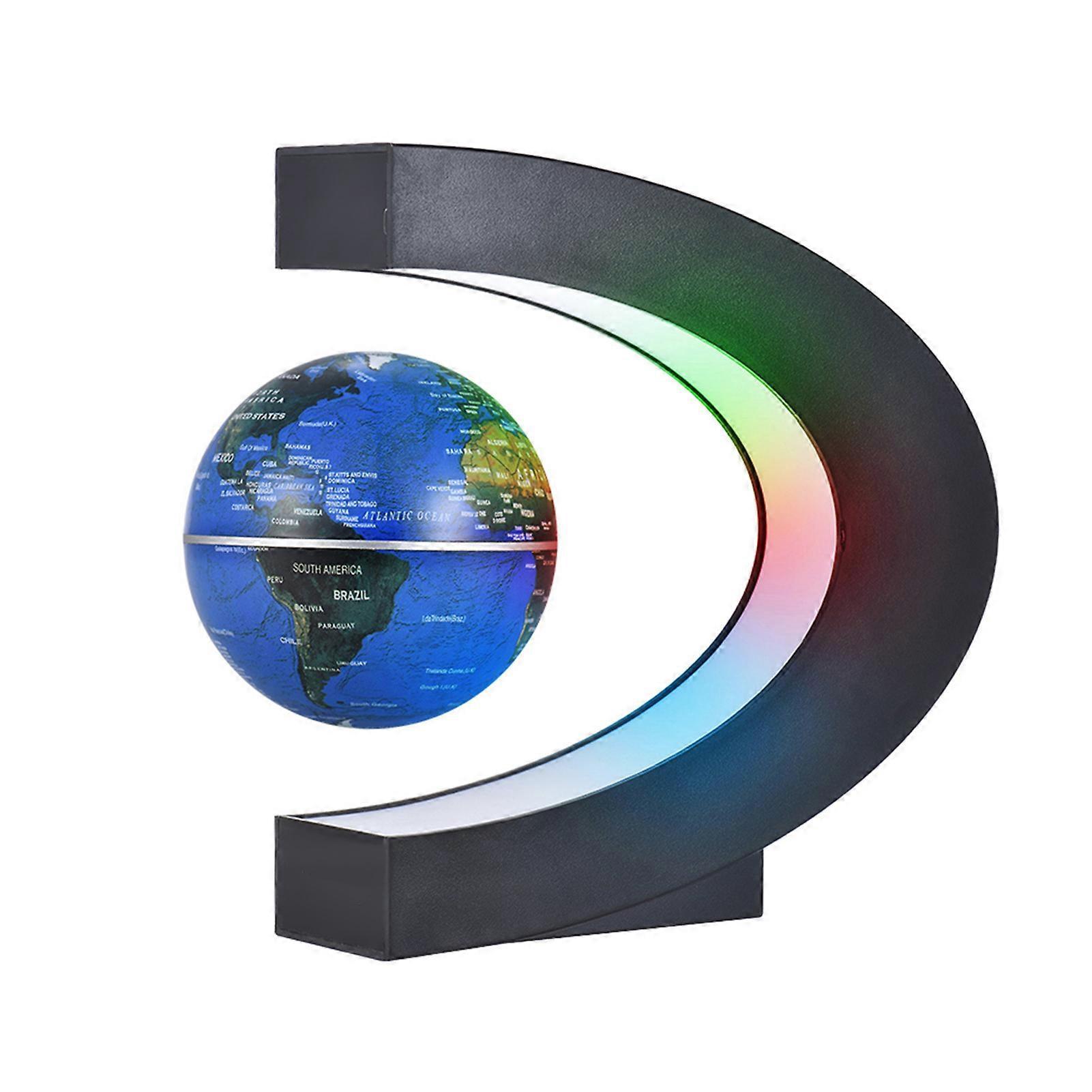 Floating LED World Globe Decor