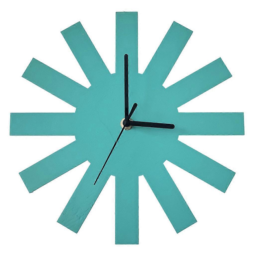 Wooden Wall Clock 25cm Decorative