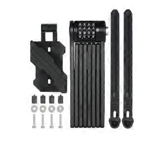 Combination Folding Bike Lock Heavy Duty for Cyclists, Commuters