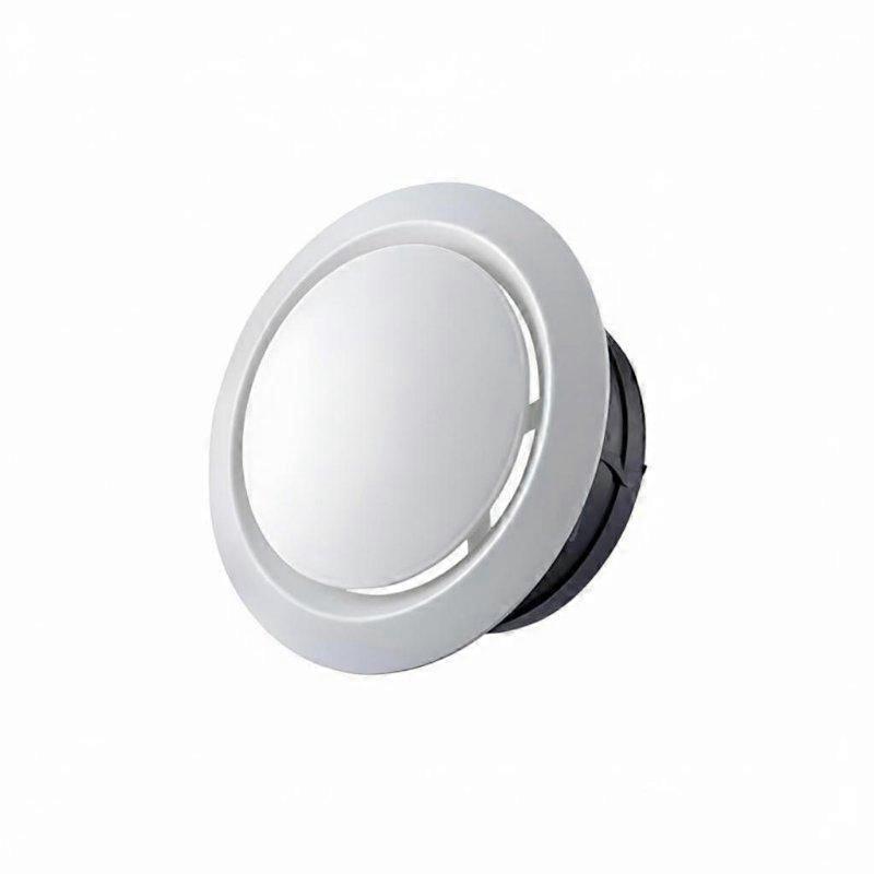 Round Air Vent, Indoor AC Outlet, Duct Ventilation, Cream Diffuser