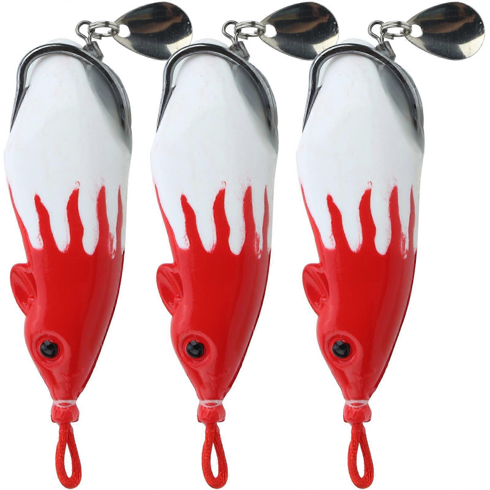 3Pcs Sequin Conversion Soft Artificial Simulation Snakehead Lure Bait Fishing Tackle2#