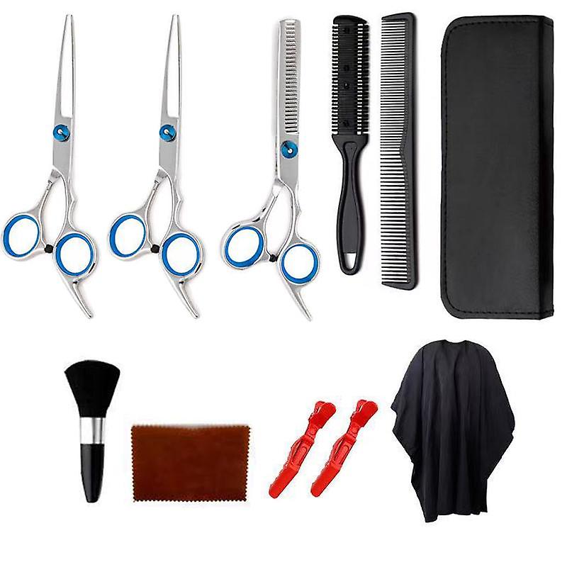 Professional Hair Cutting Scissors Set, 11 Pcs Haircut Scissors Kit