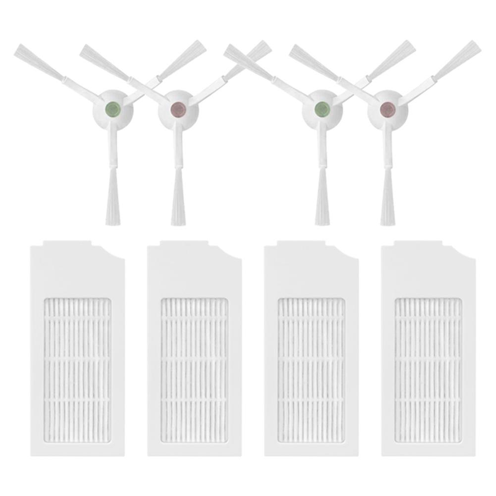 Replacement for Deebot T10/T10 TURBO Robot Vacuum Spare Parts Accessories Side Brush Hepa Filter