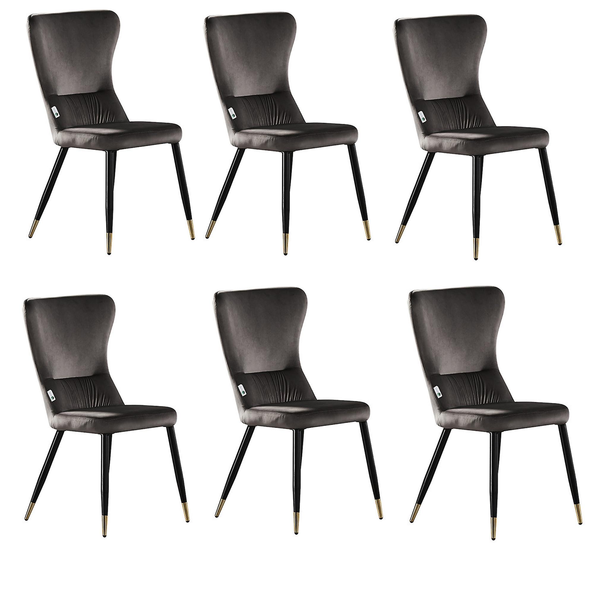 Newcastle Velvet Dining Chair Set Of 6