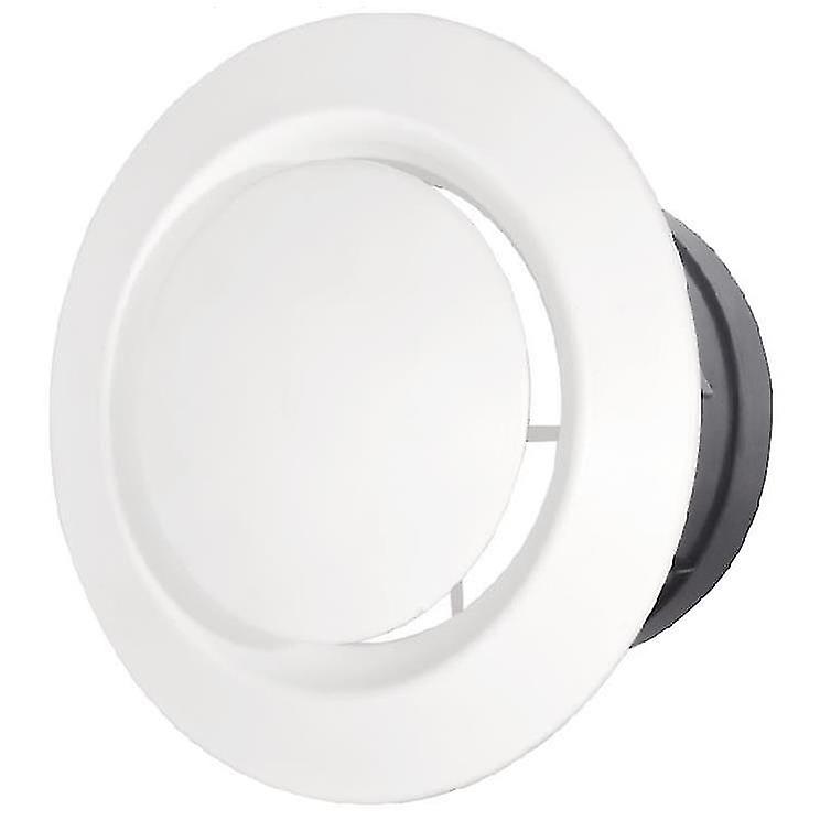 דיסק אוורור Rv עגול מתכוונן שקע אוויר לבן שקט (1pcs, לבן)