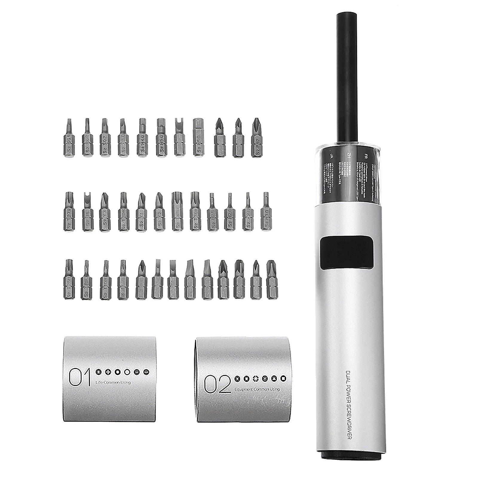Wowstick Sd 36 In 1 Lithium Led Light Cordless Electric Screwdriver With Bit Setm Sd63