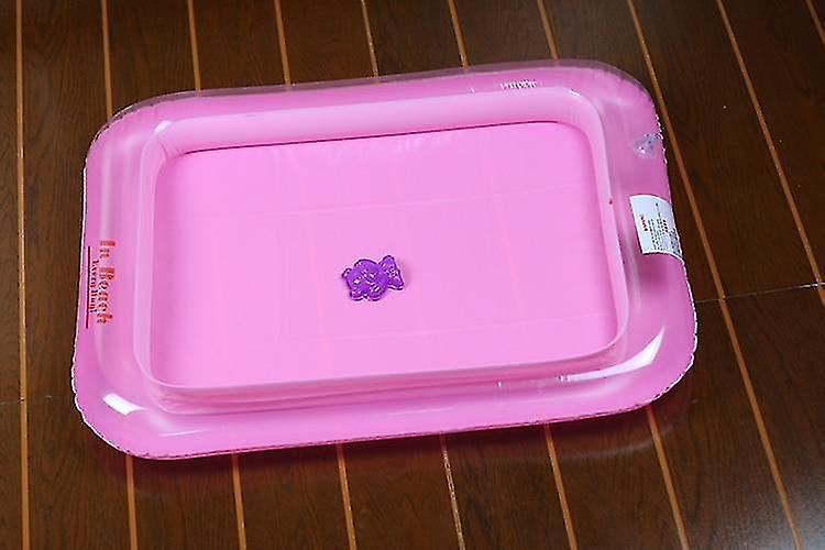 Pink Pvc Inflatable S Table mini Air Cushion