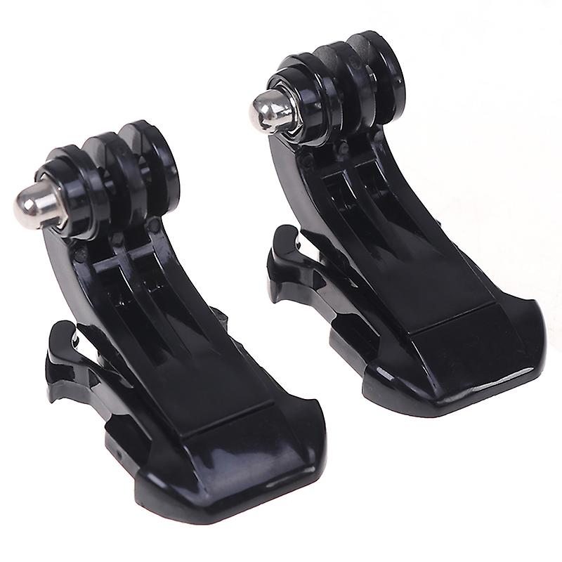 2 Pcs J-hook Buckle Surface Mount Accessories Action Camera Helmet Fixed Base