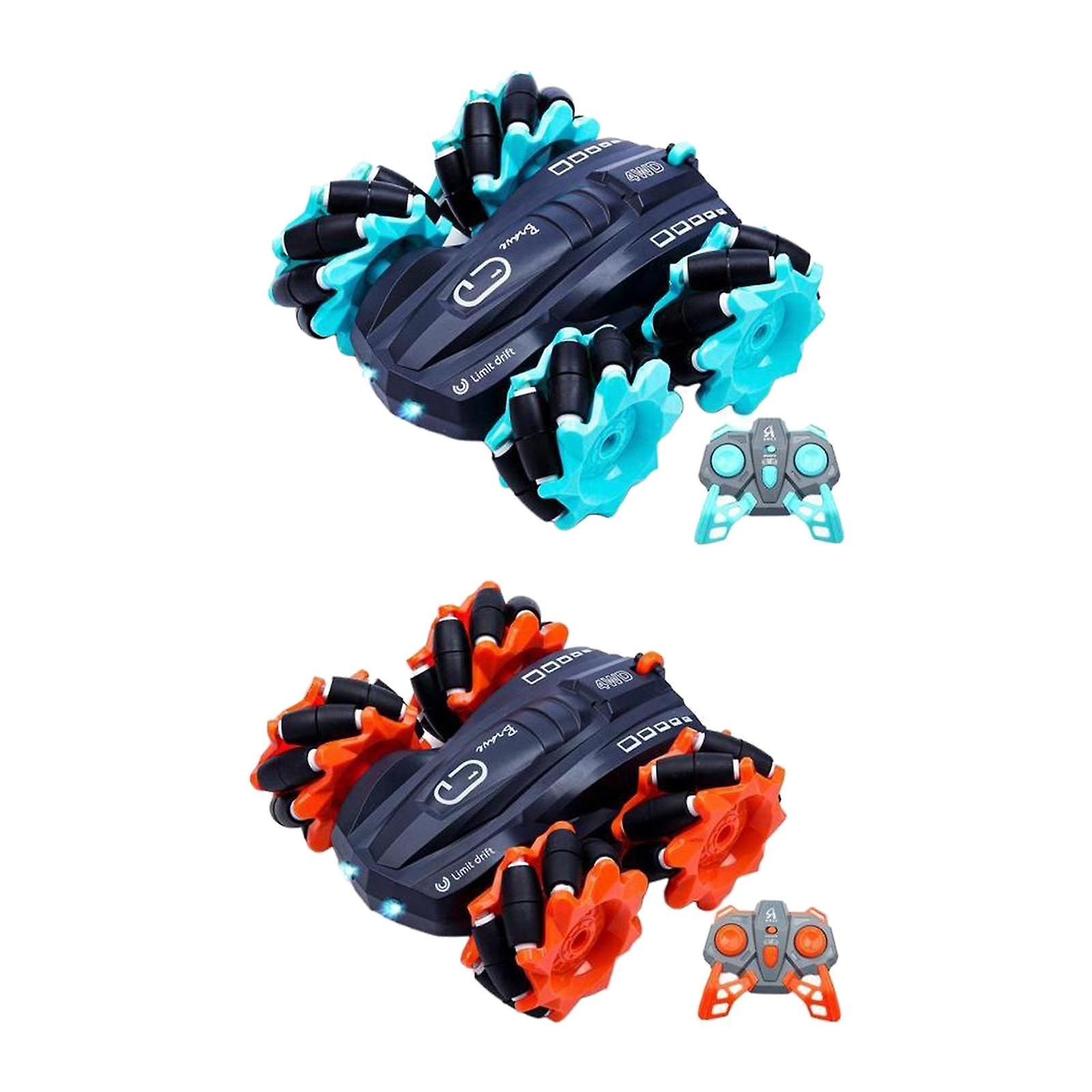 2x 4wd מרוץ חשמלי פעלול מכונית משאית צעצועים מתנה להיסחף רכב מירוץ טיפוס