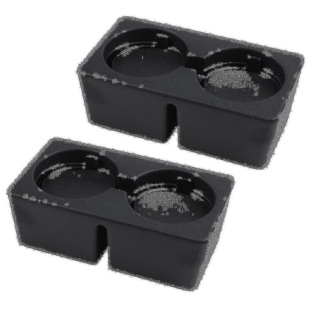 2x Floor Console Cup Holder Drink For Chevro/ (2007-2013 Silverado/,2007-2014 Suburban//tahoe)