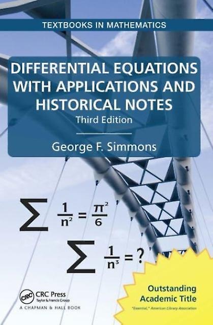 Differential Equations With Applications And Historical Notes by George F. Simmons Paperback